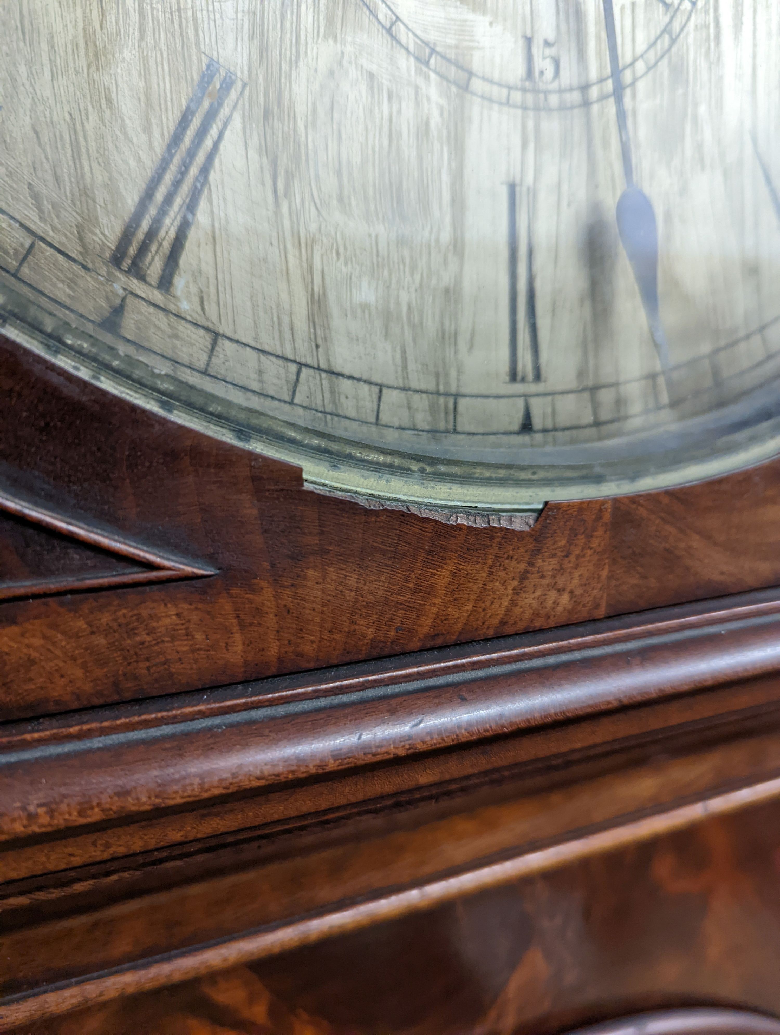 An early 19th century mahogany cased eight day longcase clock by D. Jones, Merthyr, height 211cm